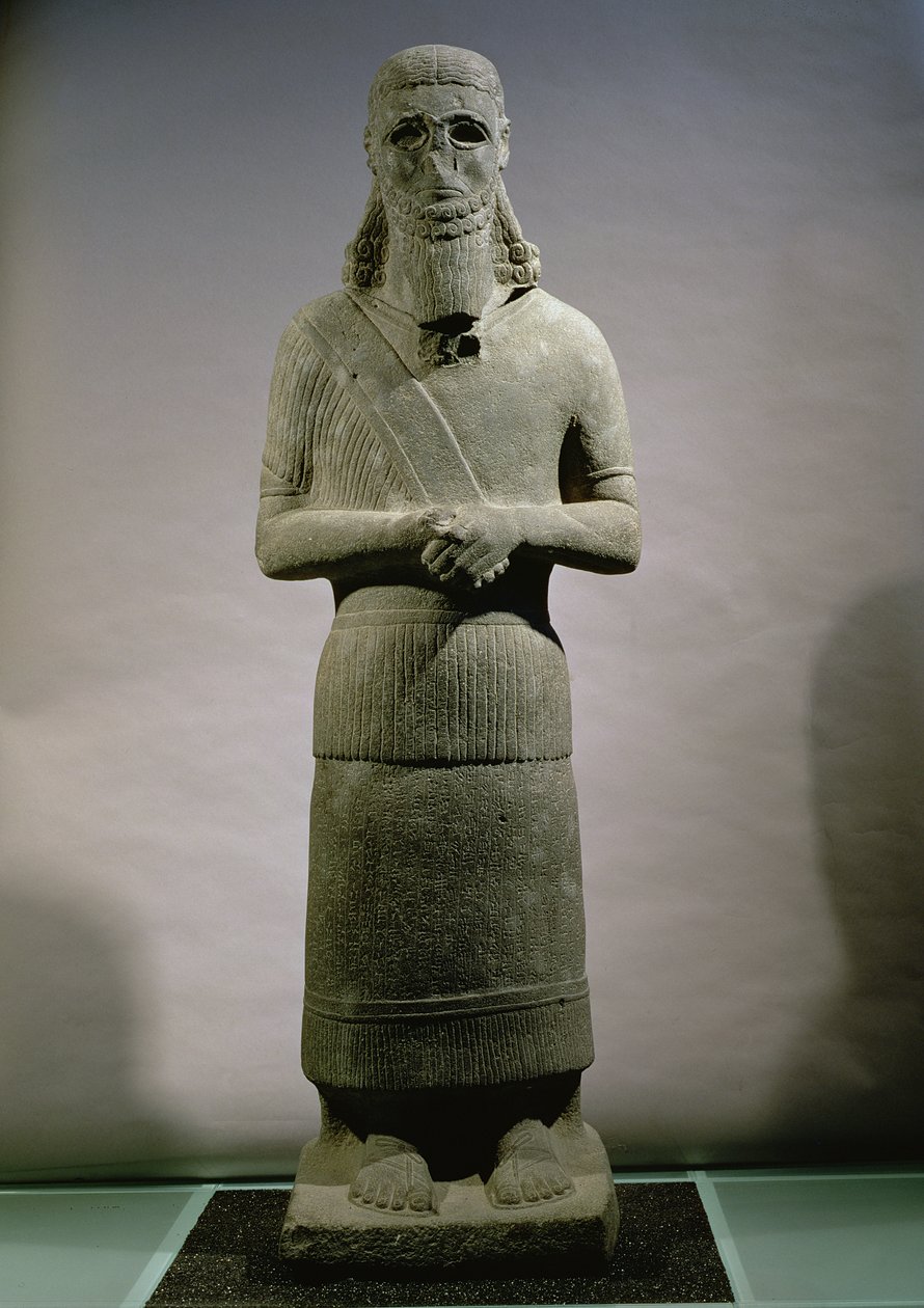 Statue, dem Gott Haddad-Yishi gewidmet von Assyrian