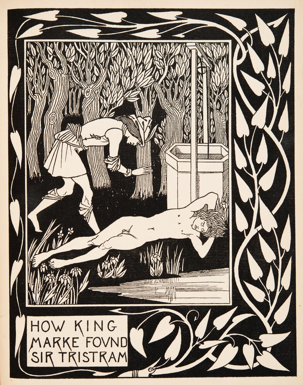 Wie König Marke Sir Tristram fand von Aubrey Beardsley