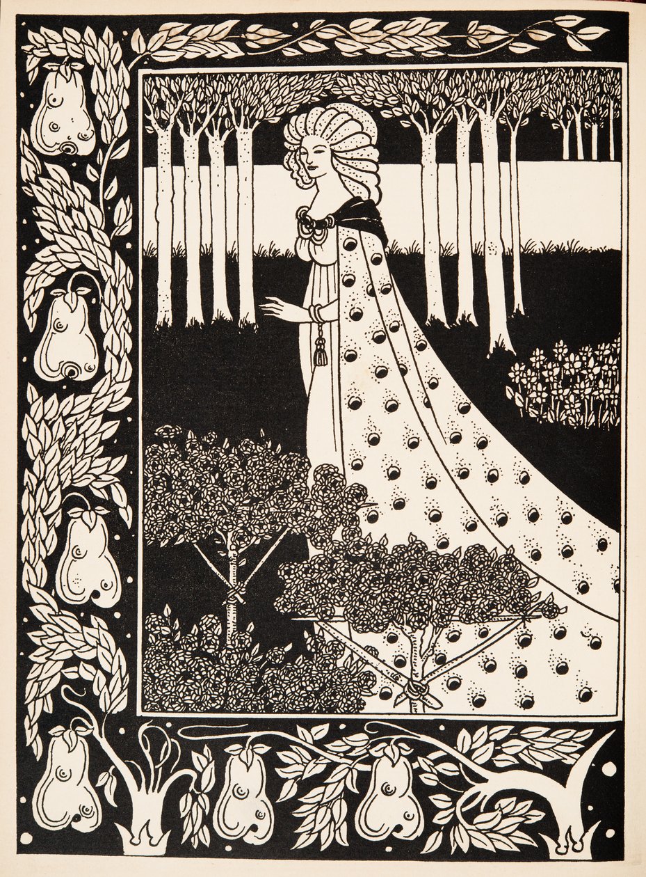 La Beale Isoud in Joyous Gard von Aubrey Beardsley