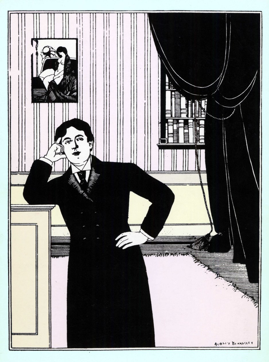 Oscar Wilde, ca. 1895 von Aubrey Beardsley
