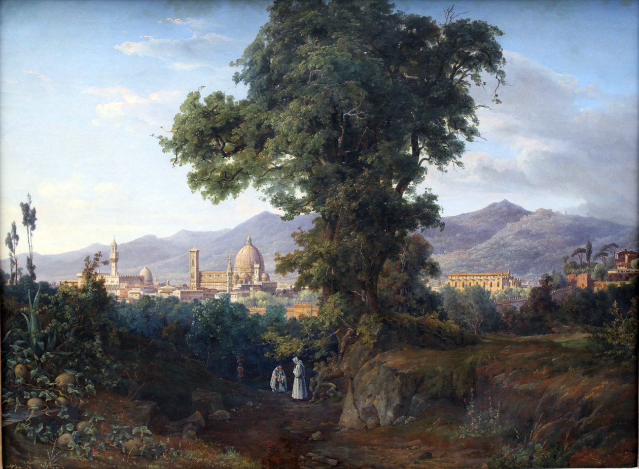 Blick auf Florenz von August Ahlborn