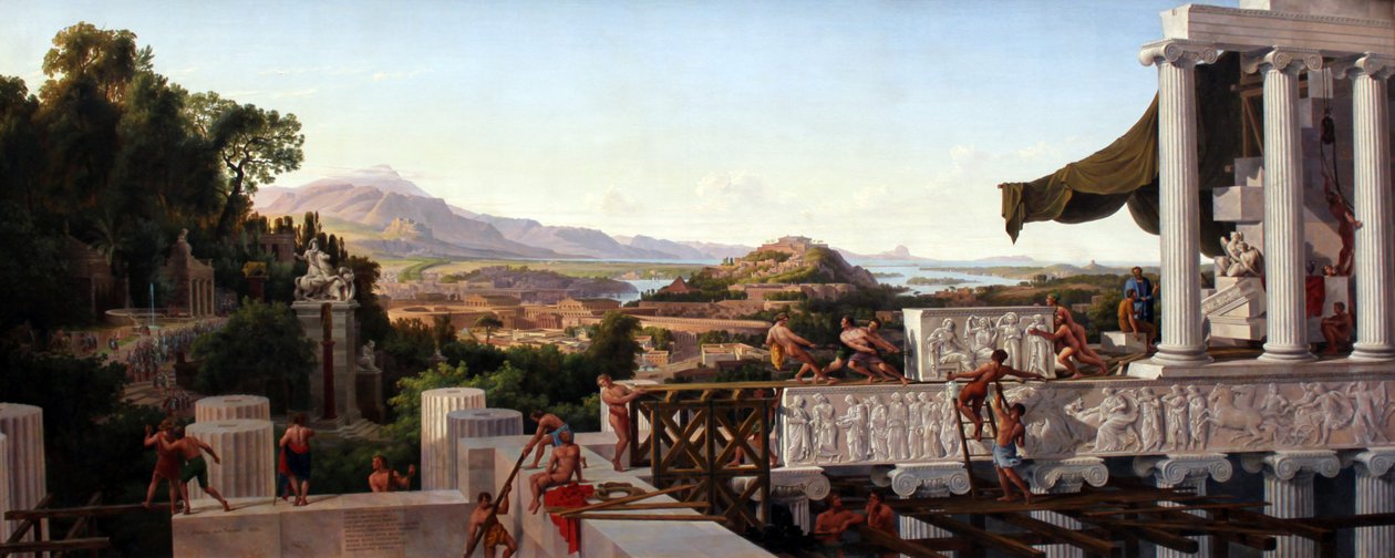 Blick auf die Blume Griechenlands von August Ahlborn