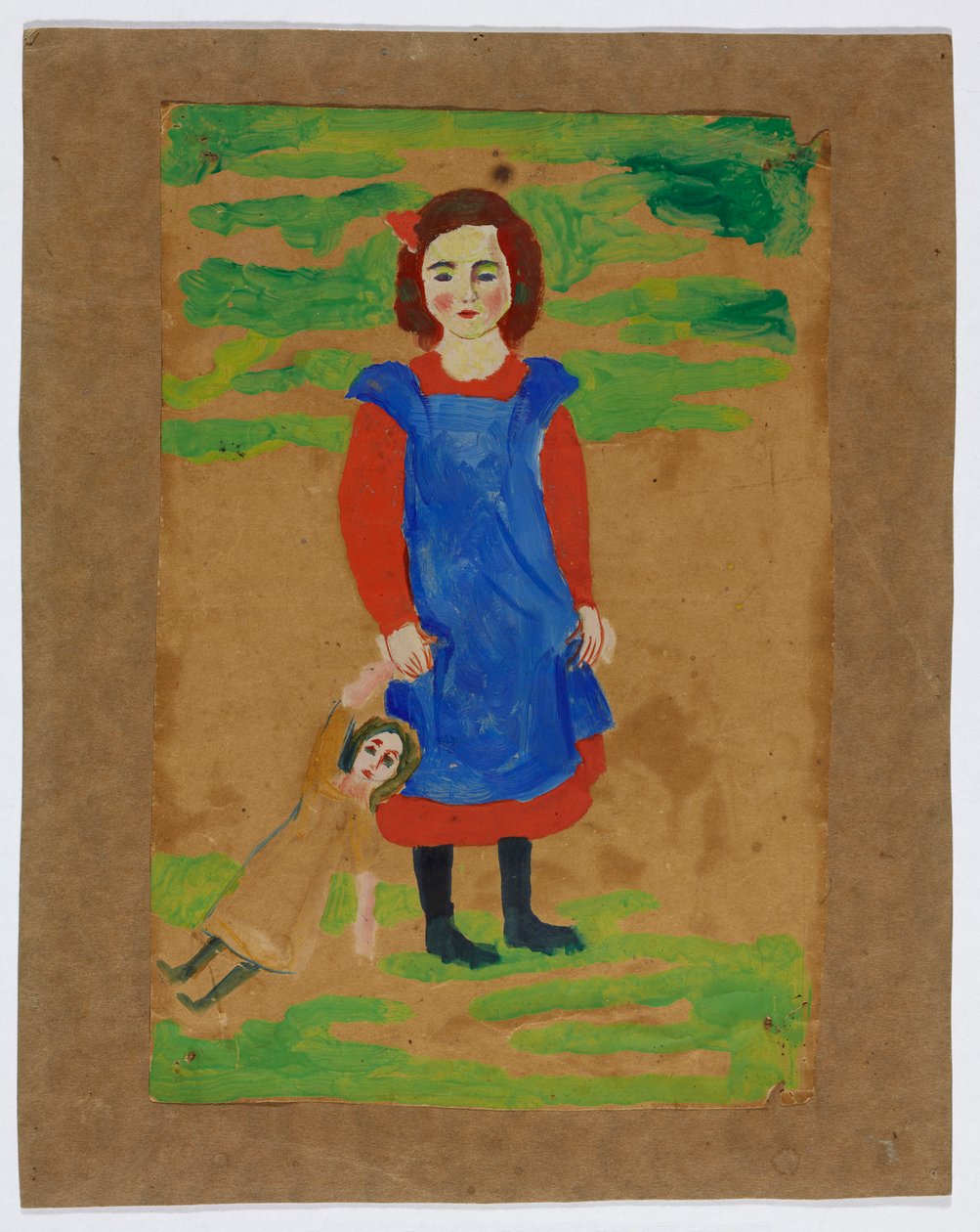 Kind mit Puppe von August Macke