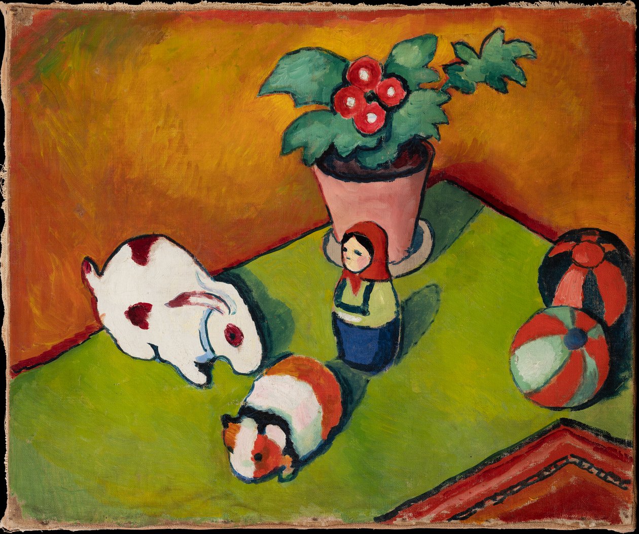 Little Walters Spielzeuge von August Macke