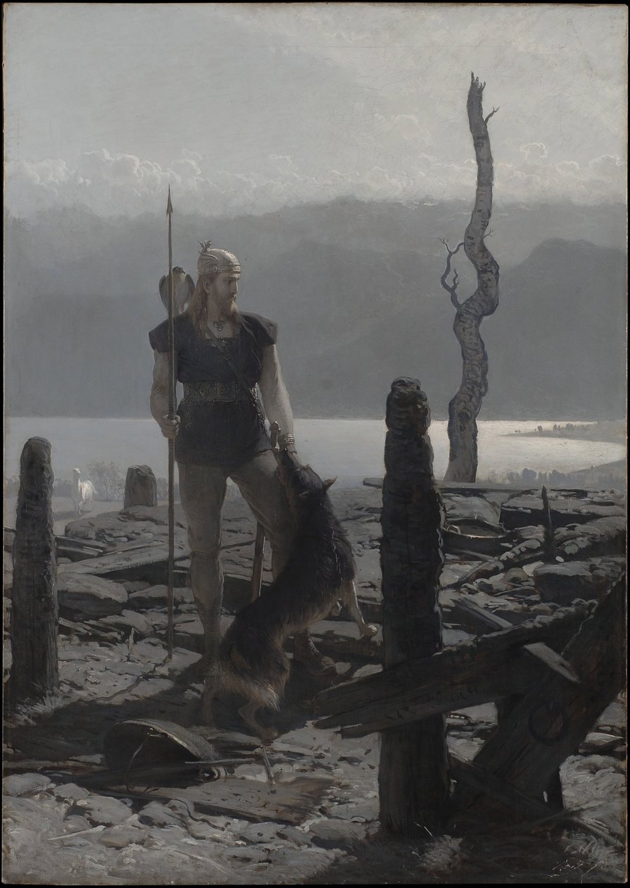 Frithiofs Rückkehr (aus Frithiofs Saga) von August Malmström