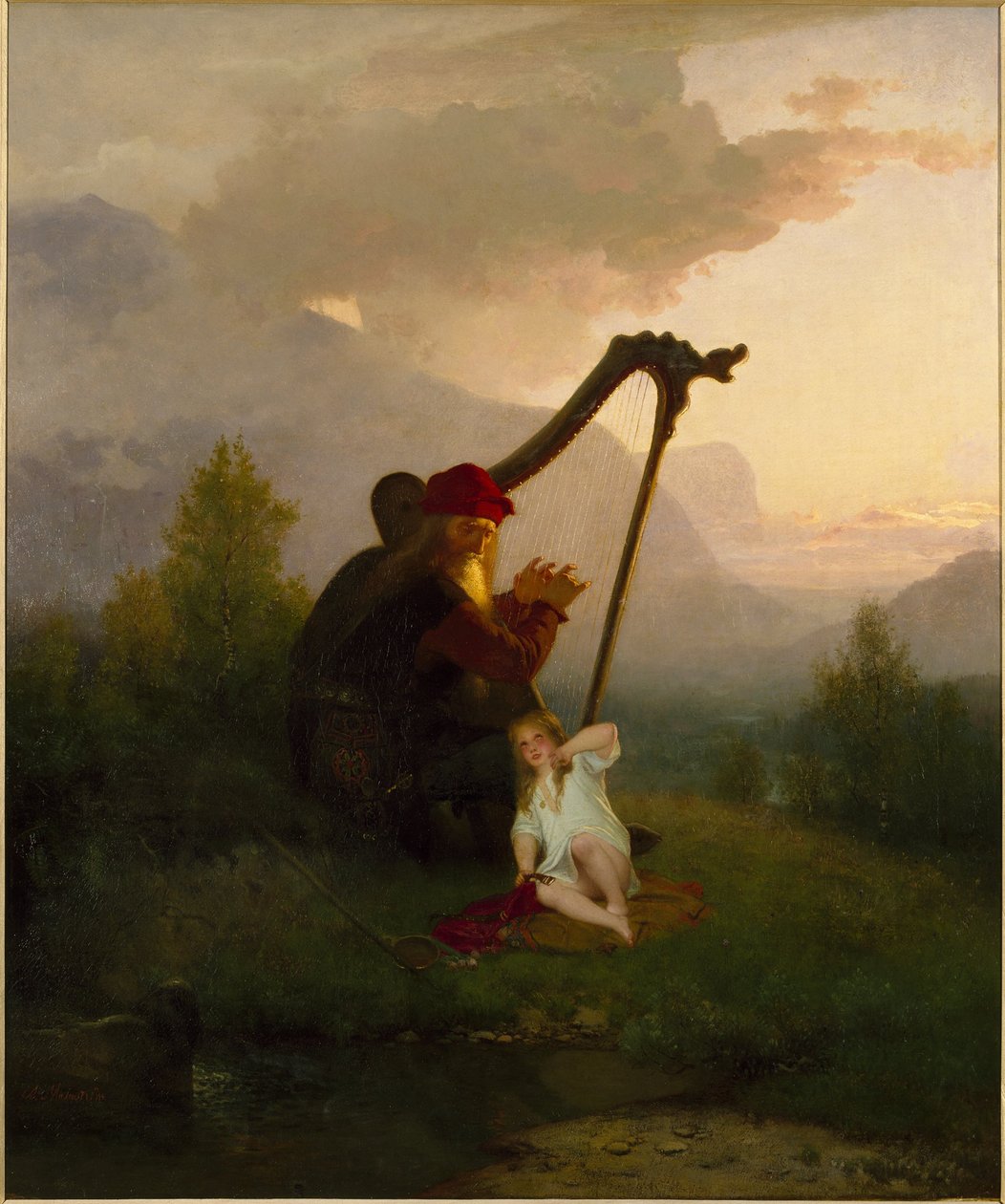König Heimer und Aslög von August Malmström