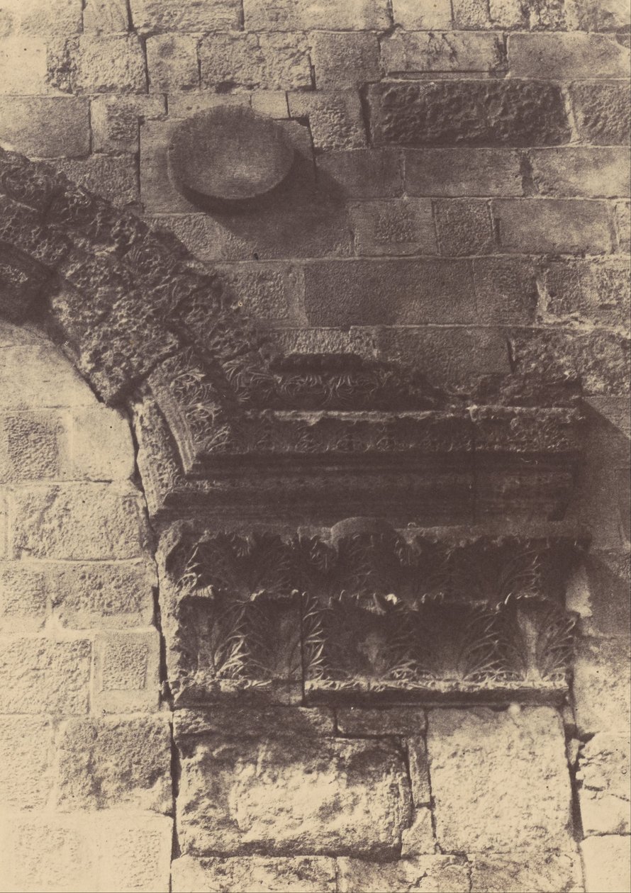 Jerusalem. Tempelbezirk. Details des Goldenen Tores von Auguste Salzmann