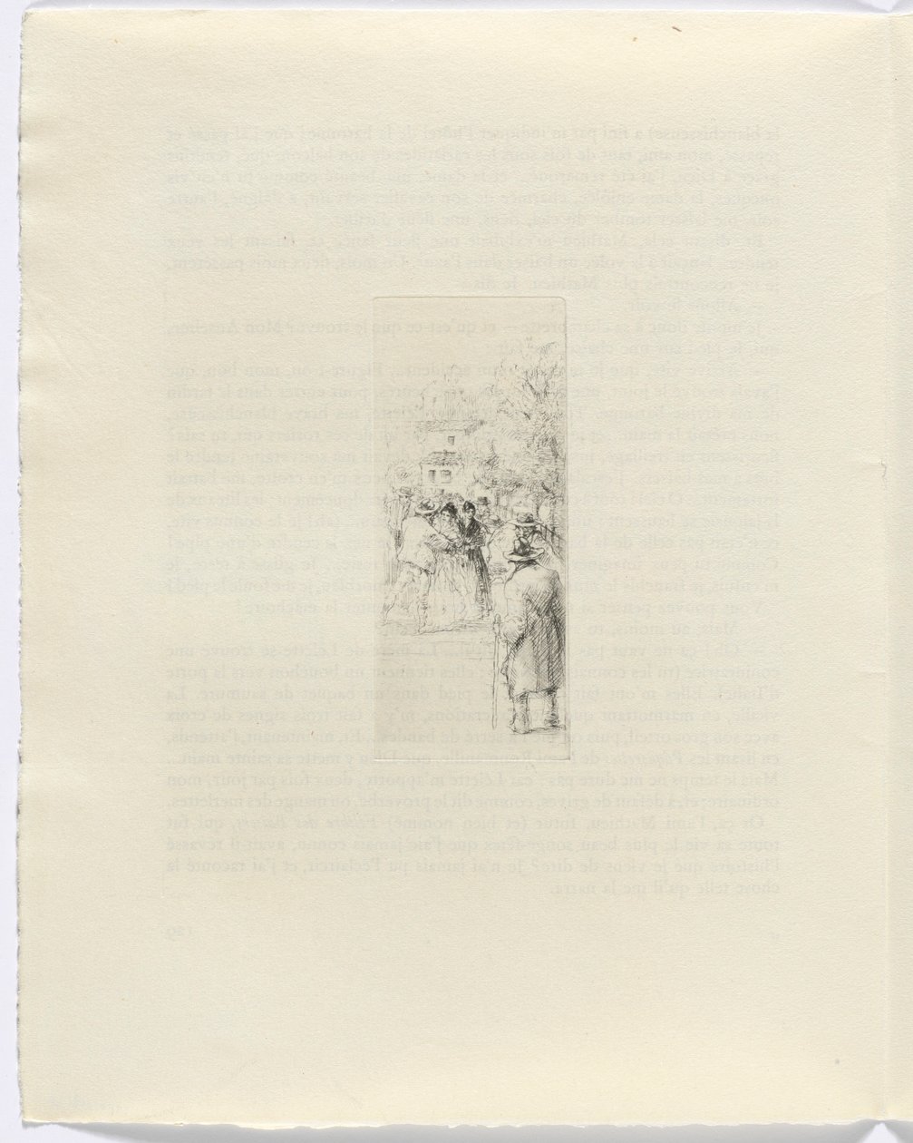Frédéric Mistral: Mémoires et Récits von Frédéric Mistral: Figuren auf der Straße (Seite 130) von Auguste Brouet