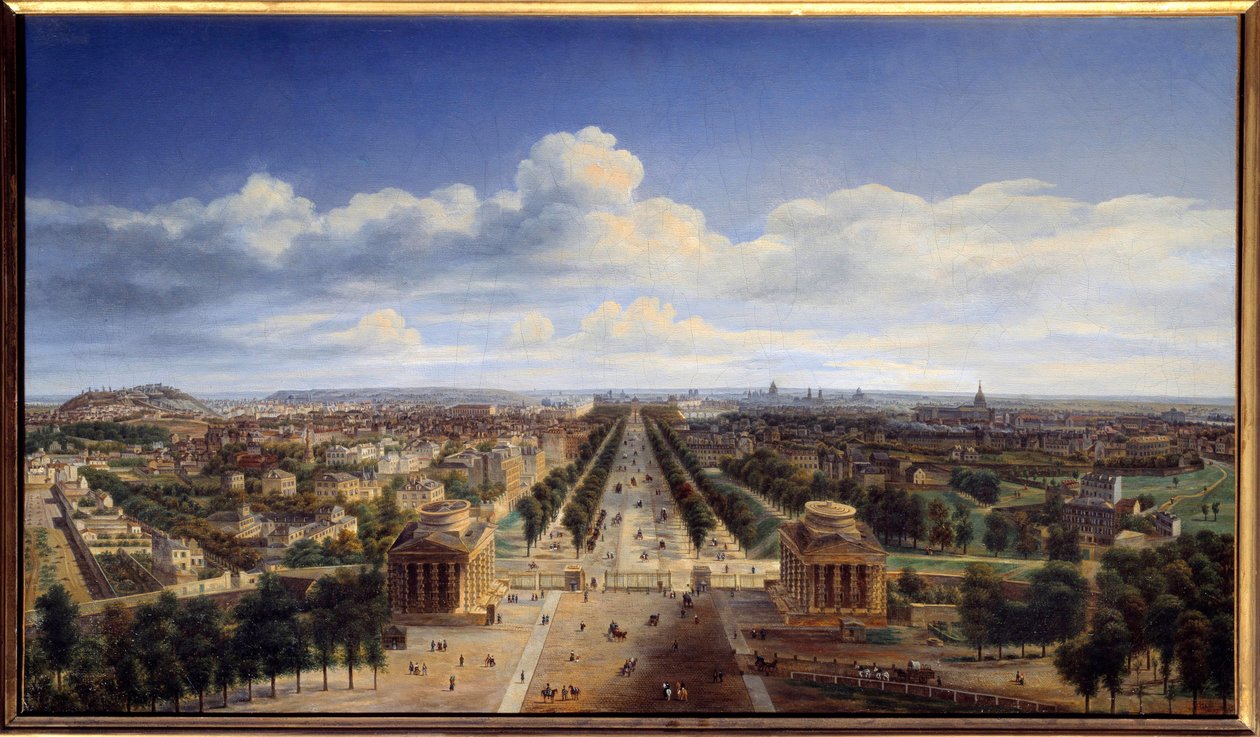 Ansicht von Paris vom Arc de Triomphe de l