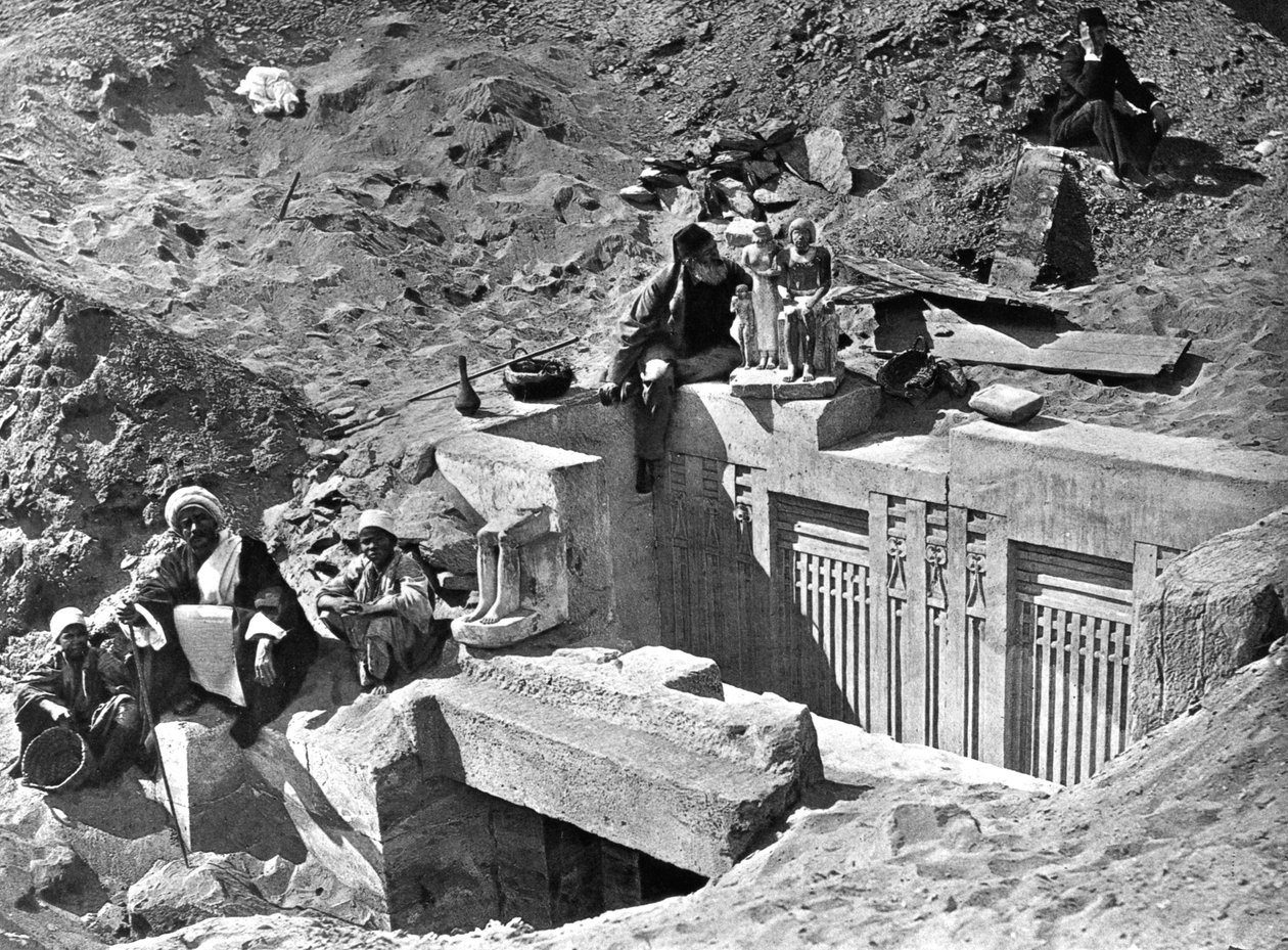 Memphis Saqqara, Ägypten, 1893 von Auguste Edouard Mariette
