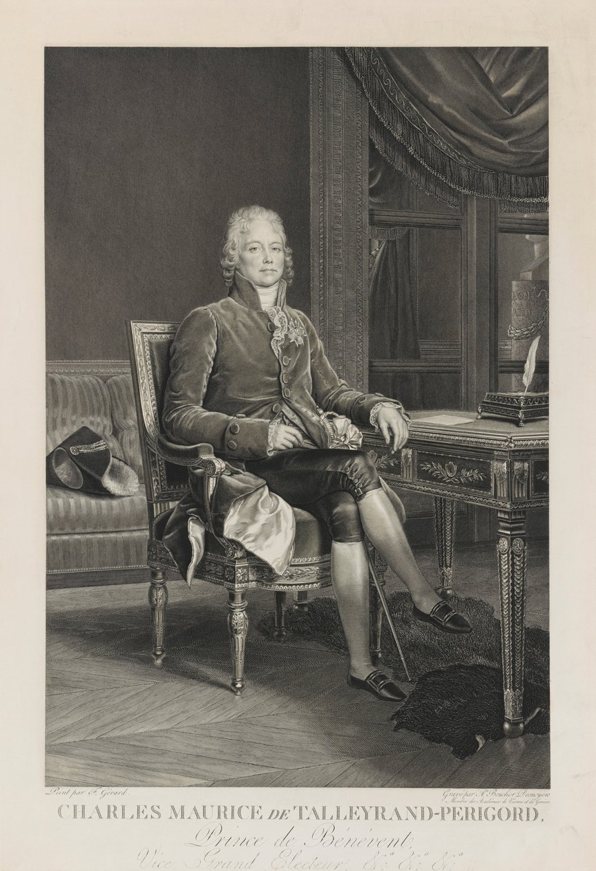 Charles Maurice de Talleyrand-Périgord von Auguste Gaspard Louis Desnoyers