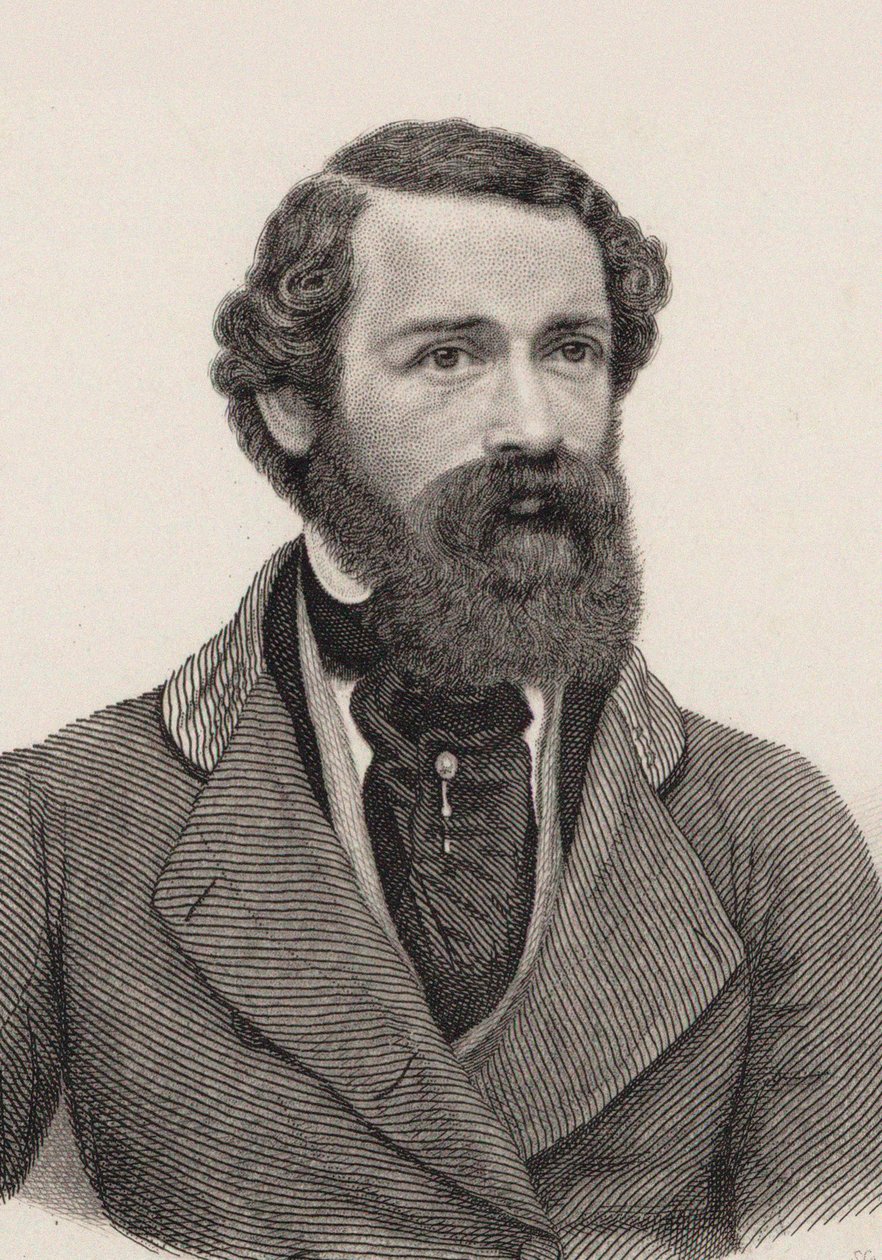 Porträt des Komponisten Joseph Netzer 1808-1864, ca. 1850 von Auguste Hüssener