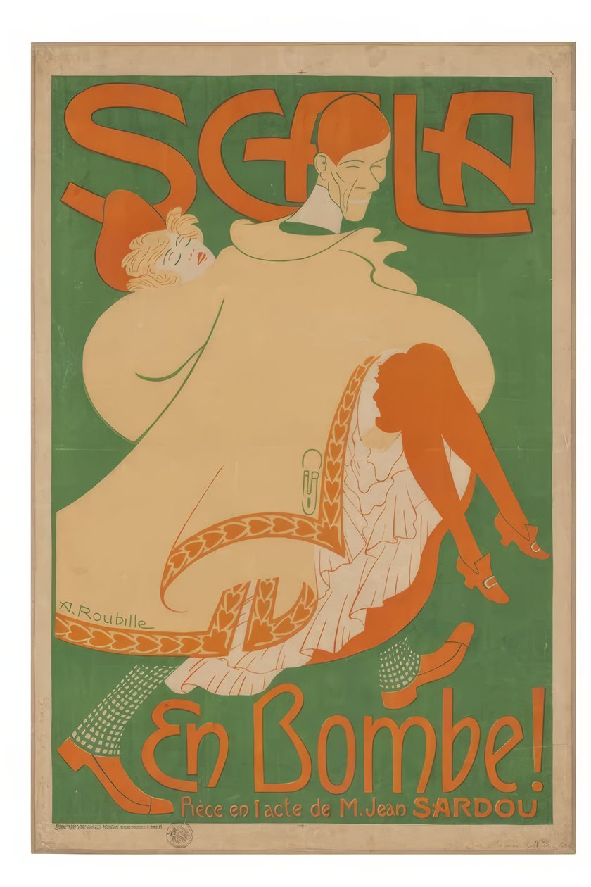 Scala. En bombe, Stück von J. Sardou von Auguste Jean Baptiste Roubille