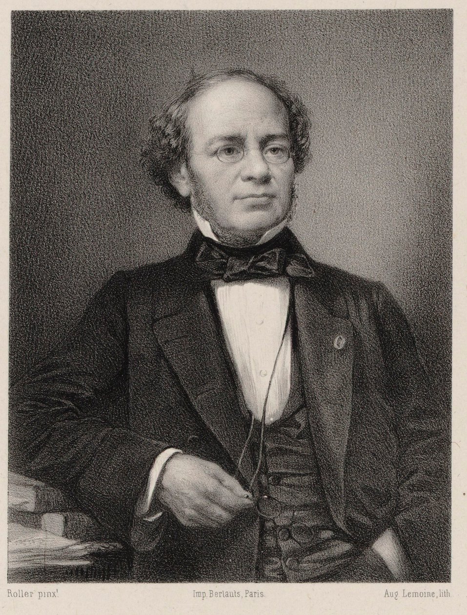 Porträt des Komponisten Jacques Fromental Halévy 1799-1862 von Auguste Lemoine