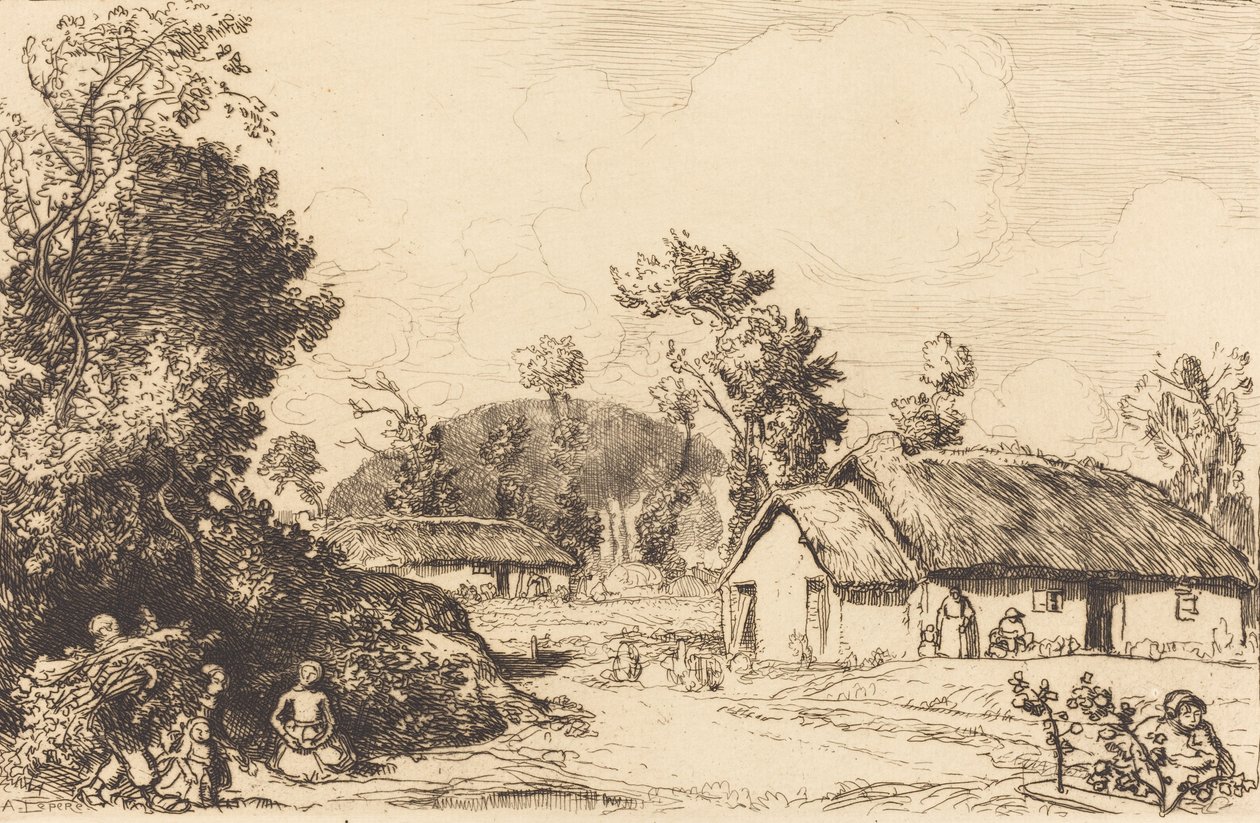Zeitvertreib der Ruhe, Vendée von Auguste Lepere