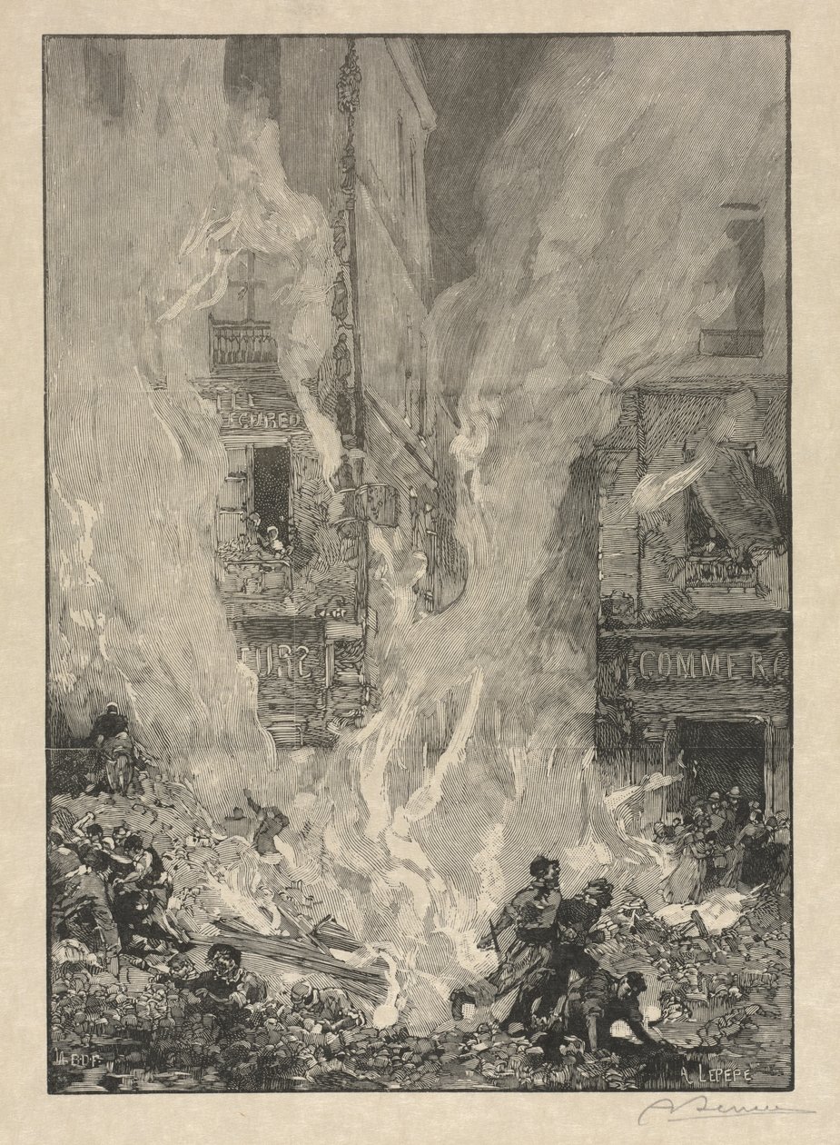 [Stadtbrand] von Auguste Louis Lepère