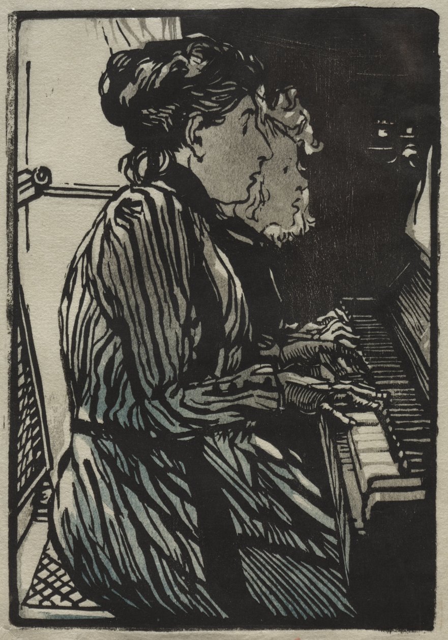 Studie zu vier Händen von Auguste Louis Lepère