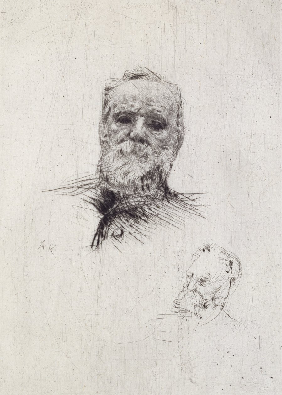 Porträt von Victor Hugo (1802-85) von Auguste Rodin
