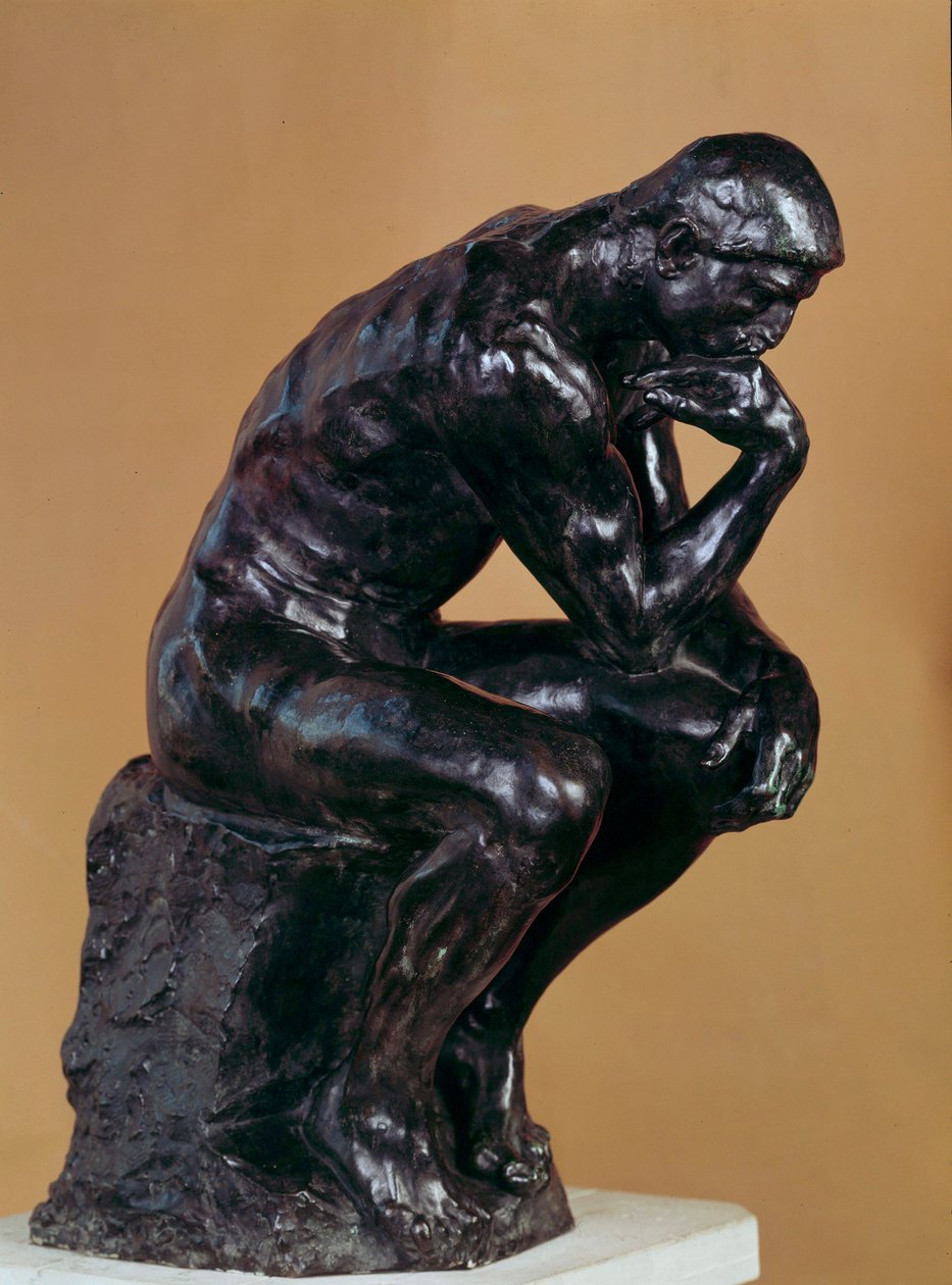 Der Denker (Bronzeskulptur) von Auguste Rodin
