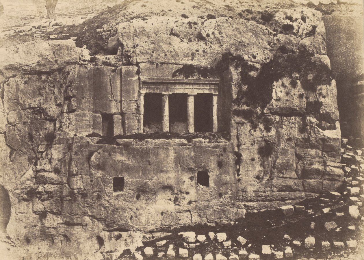 Jerusalem. Tal Josaphat. Grab des Heiligen Jakobus von Auguste Salzmann