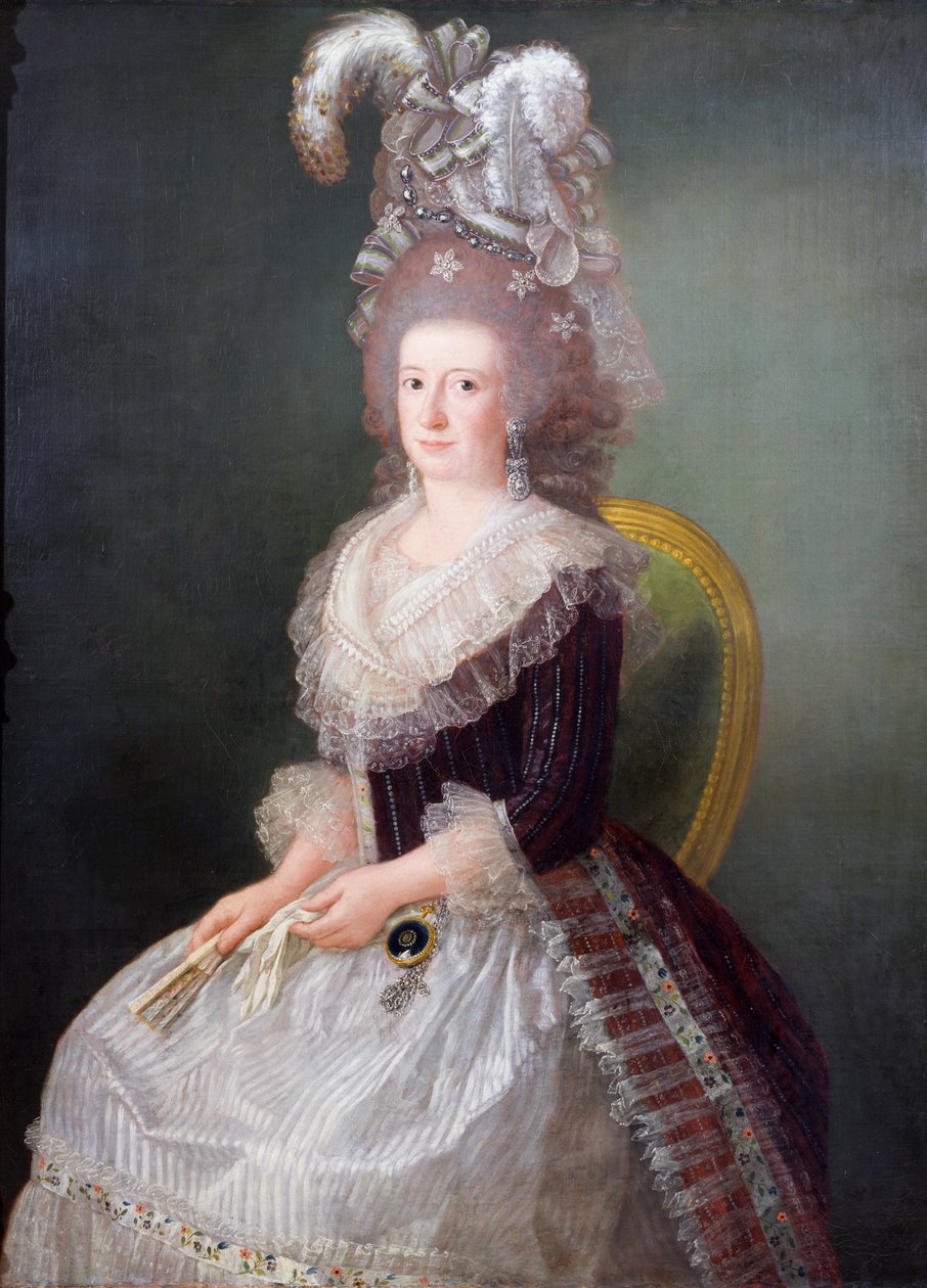 Porträt der Marquise de San Andres von Augustin Esteve