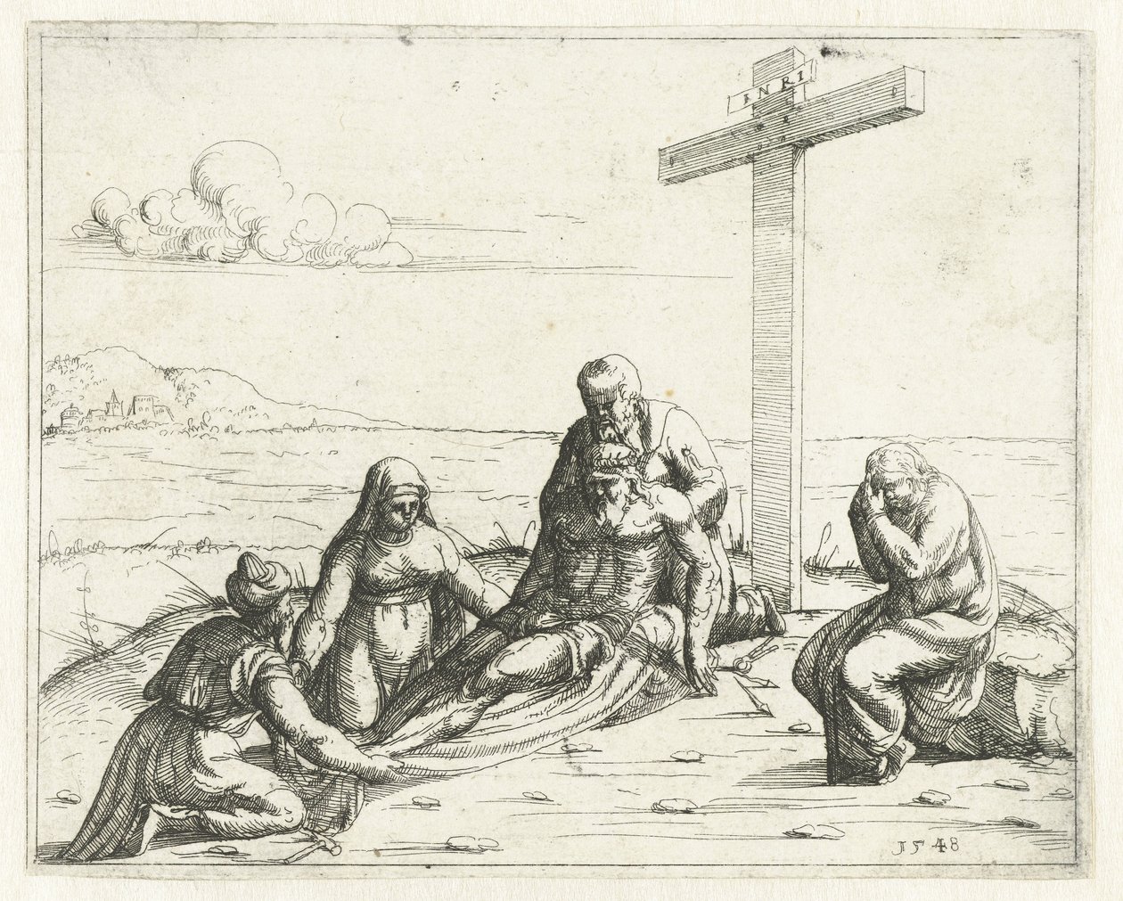 Beweinung Christi von Augustin Hirschvogel
