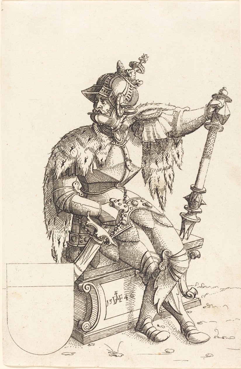 Kaiser Karl V., 1546 von Augustin Hirschvogel