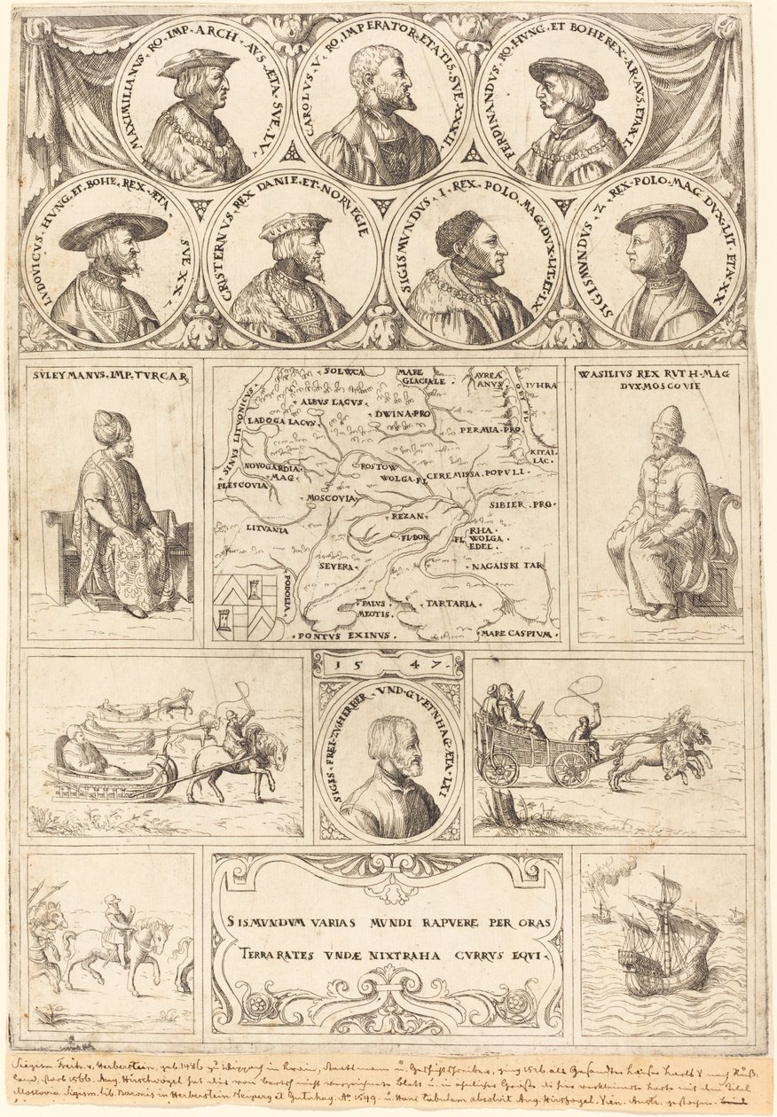 Sigismund von Herberstein von Augustin Hirschvogel