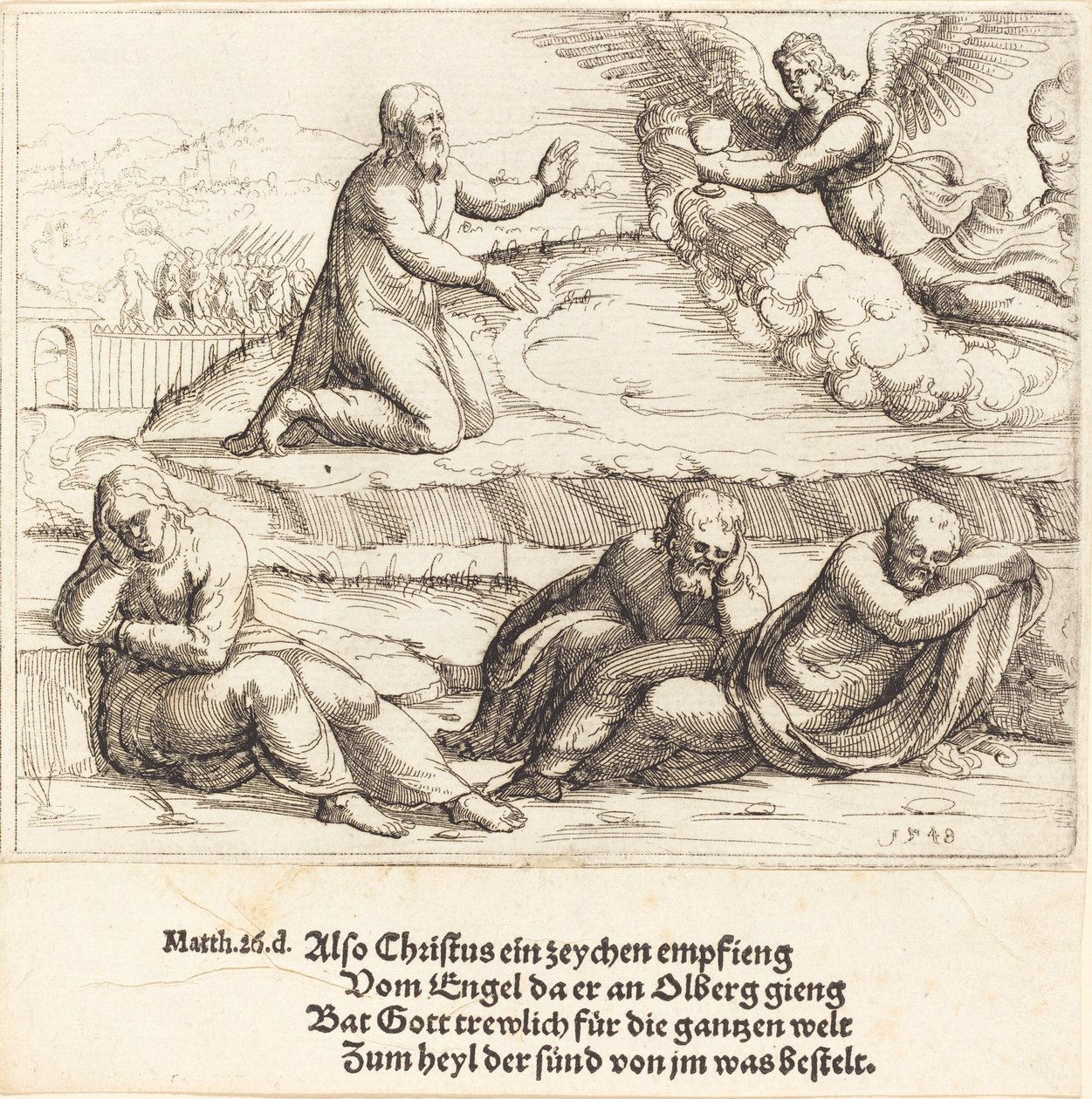 Die Agonie im Garten von Augustin Hirschvogel