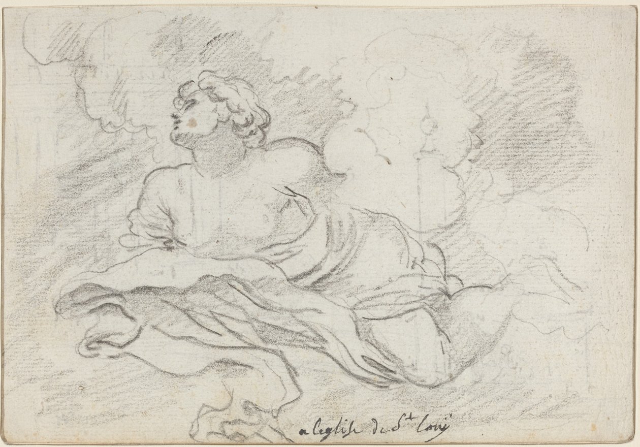 Engel von der Himmelfahrt von Augustin Pajou