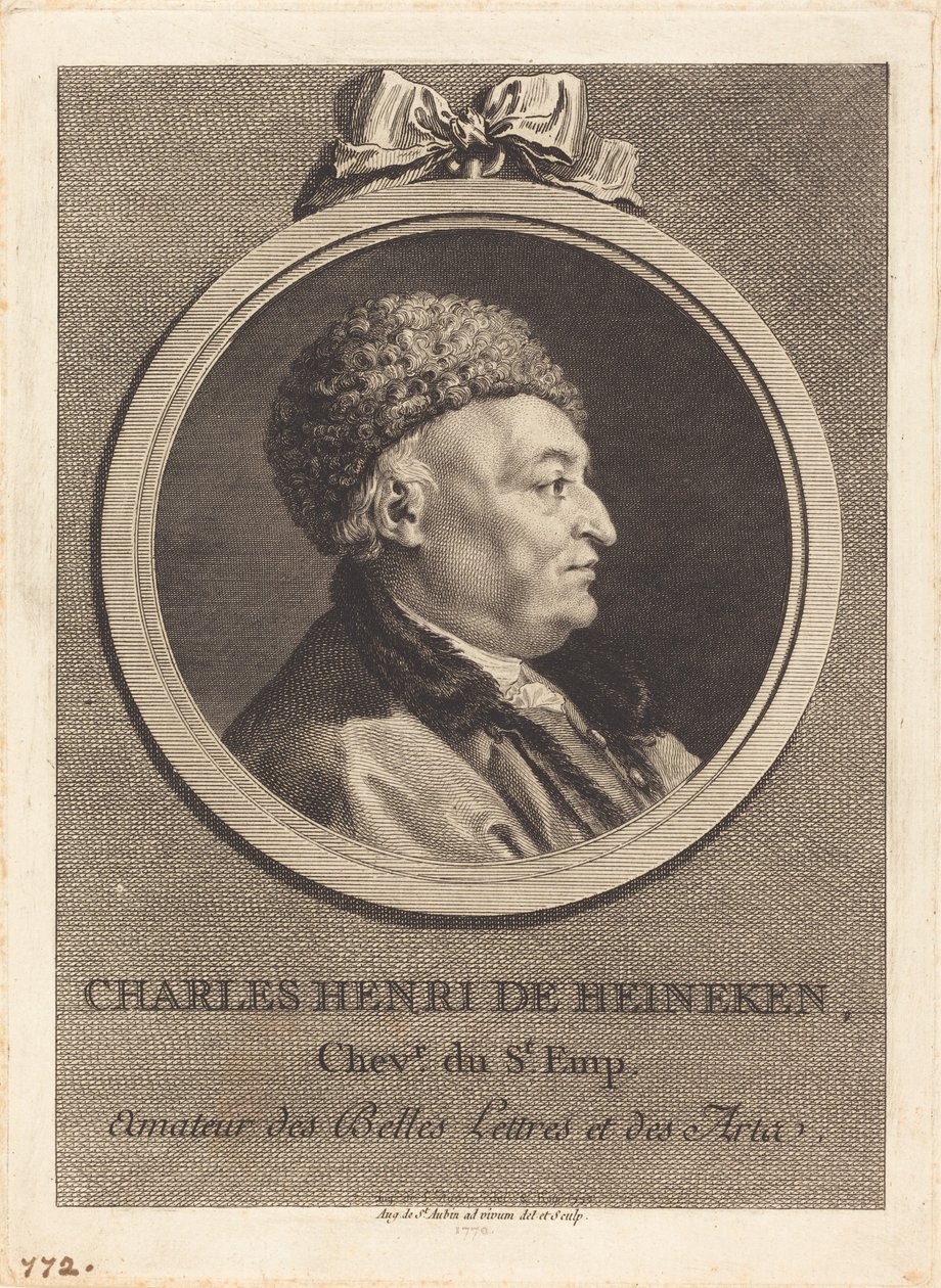 Charles Henri de Heineken von Augustin de Saint-Aubin