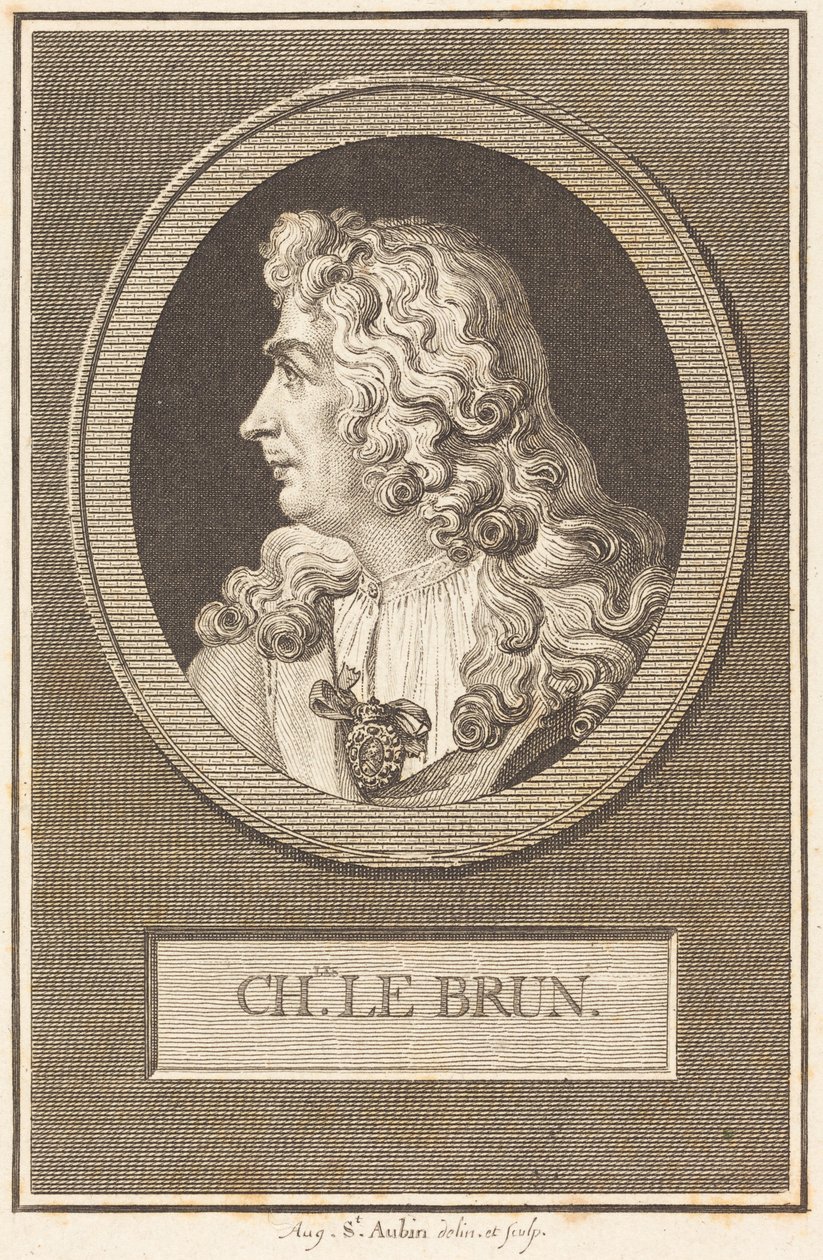 Charles Le Brun von Augustin de Saint-Aubin