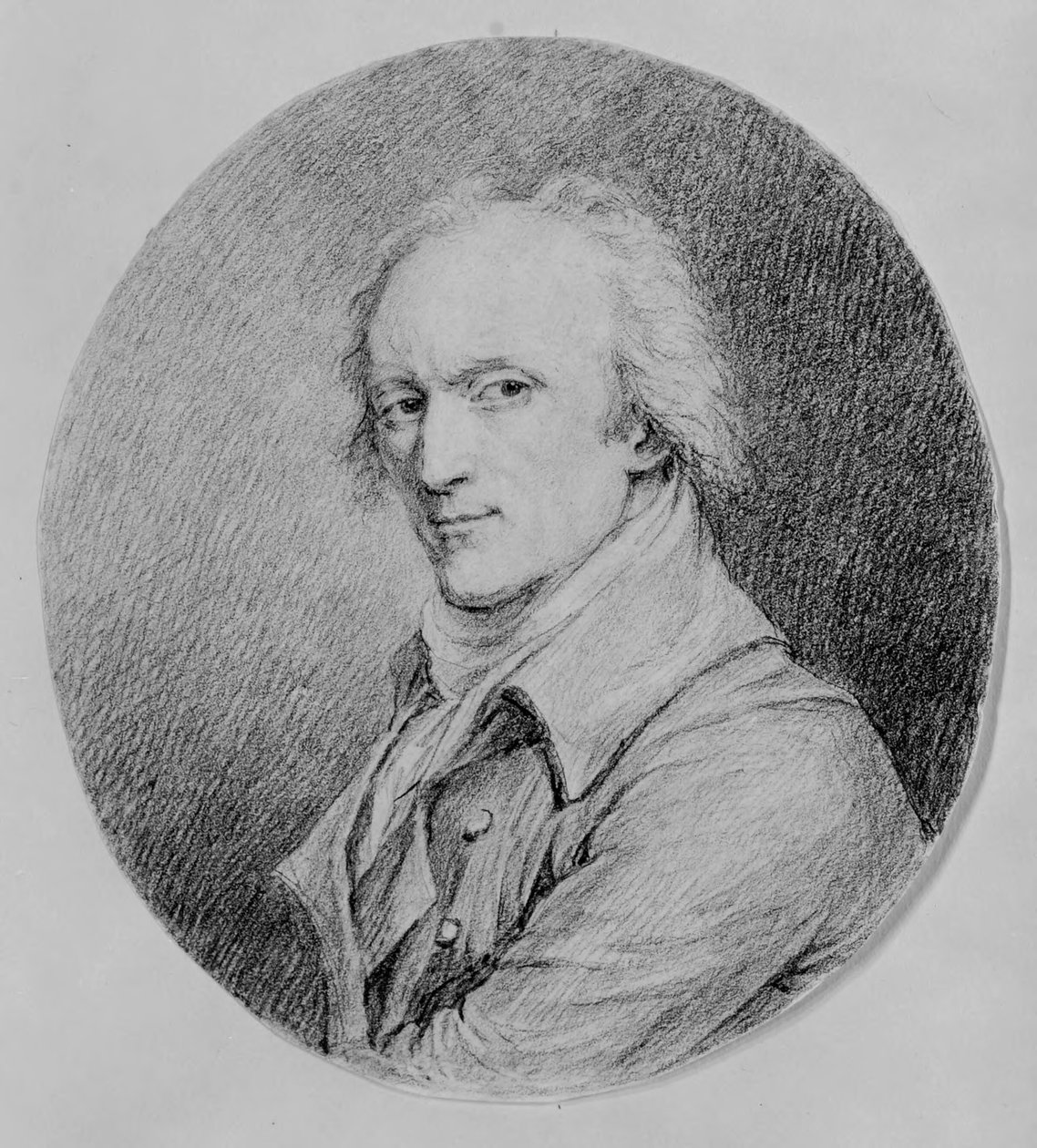 Männerporträt von Augustin de Saint-Aubin