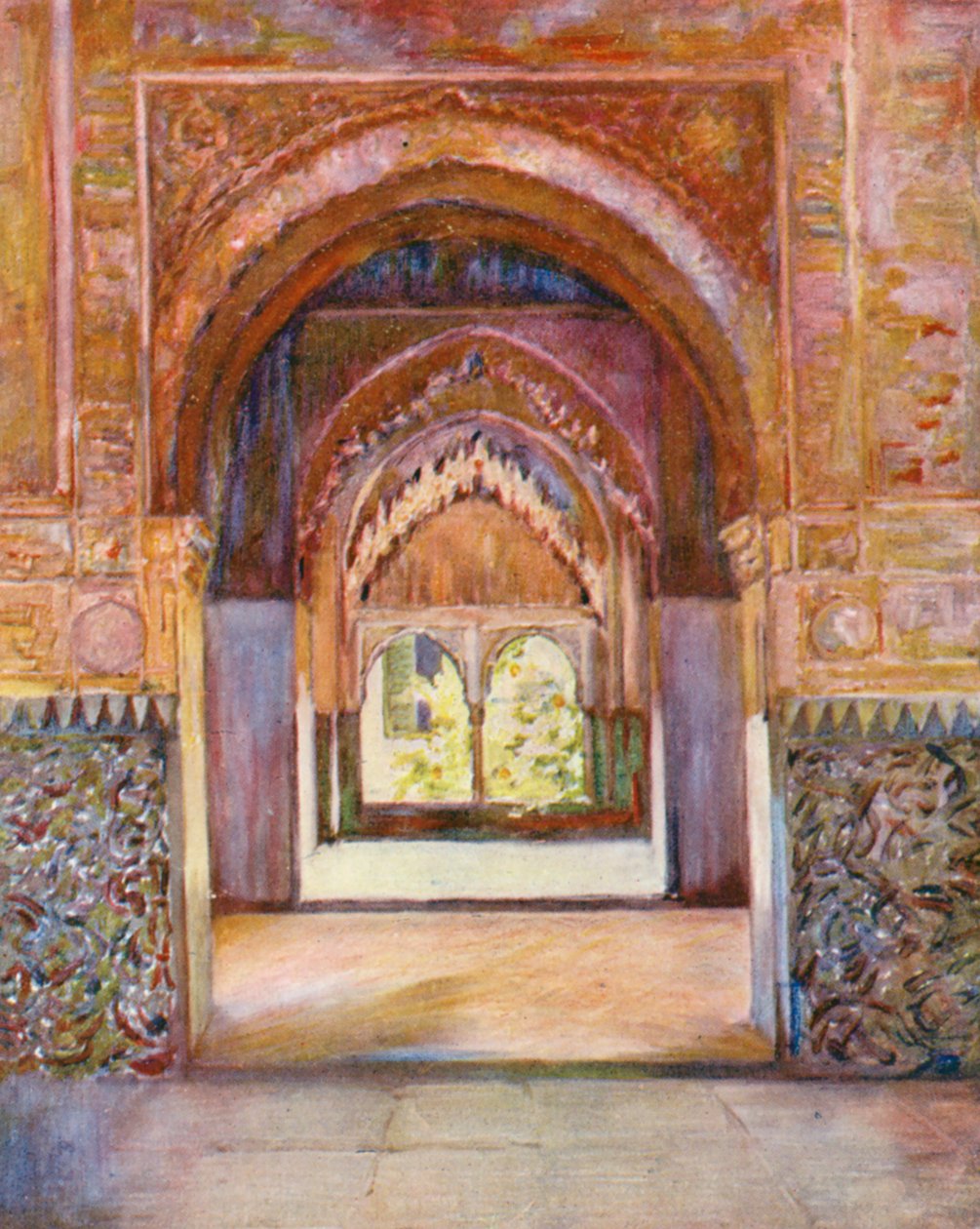 Tor der zwei Schwestern, Die Alhambra von Augustine Fitzgerald
