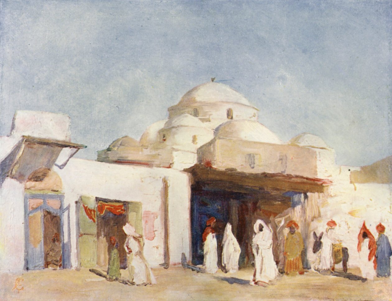 Moscheekuppeln in Tunis von Augustine Fitzgerald