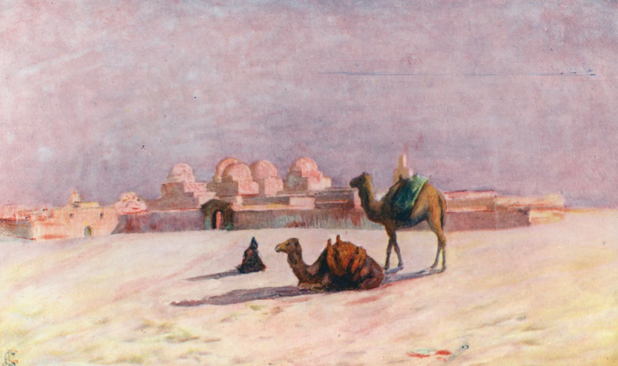 Sonnenuntergang in Kairouan von Augustine Fitzgerald