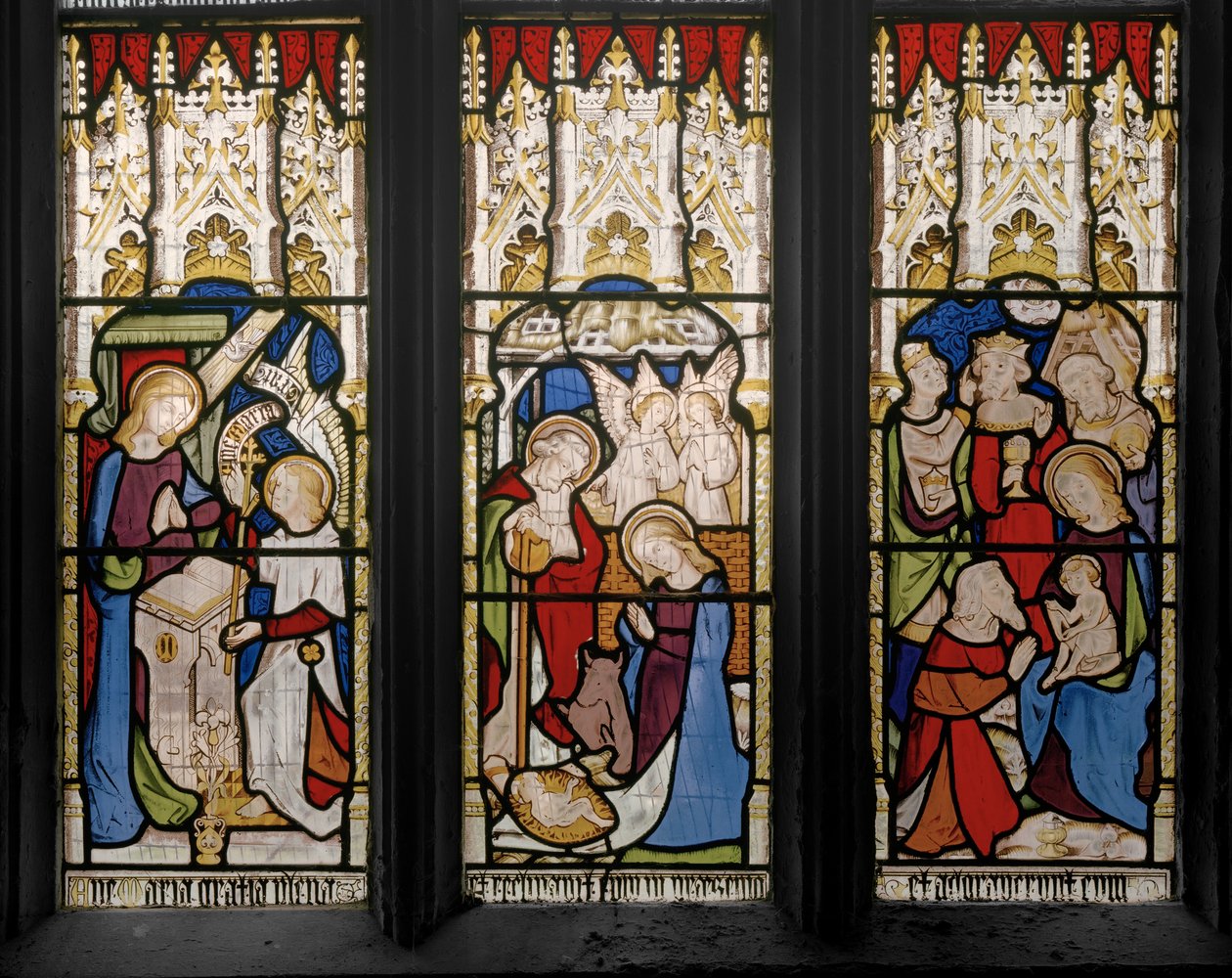 Ereignisse aus dem Leben Christi und der Jungfrau Maria (Detail) von Augustus Welby Northmore Pugin