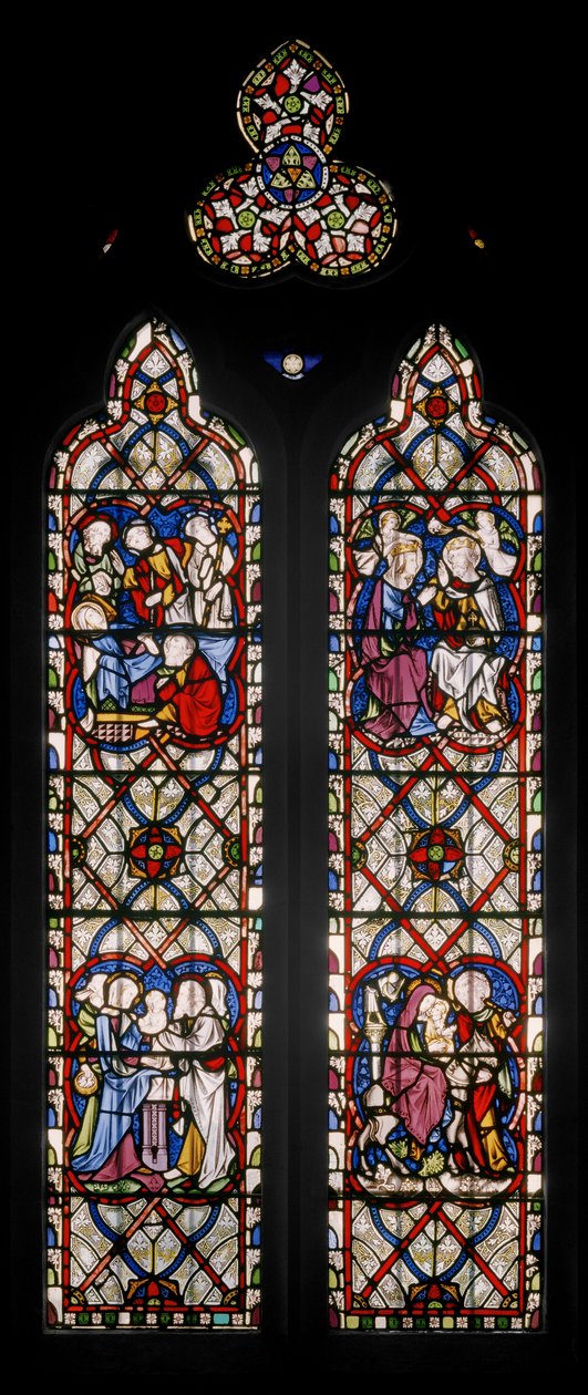 Marienkapellenfenster mit Szenen aus dem Leben der Jungfrau Maria von Augustus Welby Northmore Pugin