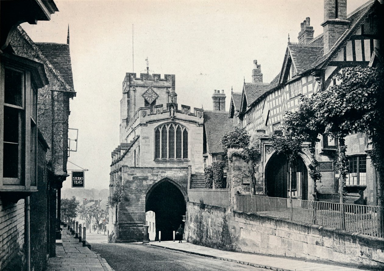 St. James Kirche über dem Westtor, Warwick, Warwickshire von BC Clayton