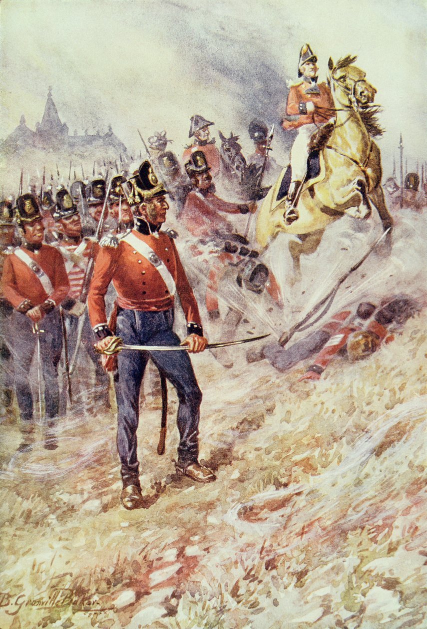 Sir John Moore (1761-1809) in Corunna, 16. Januar 1809, aus 