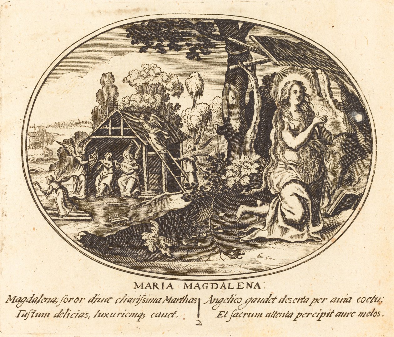 Die Buße der Maria Magdalena von Balthasar Moncornet