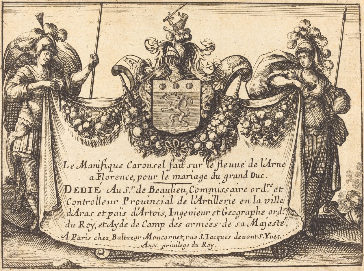 Titelseite von Balthasar Moncornet after Remigio Cantagallina