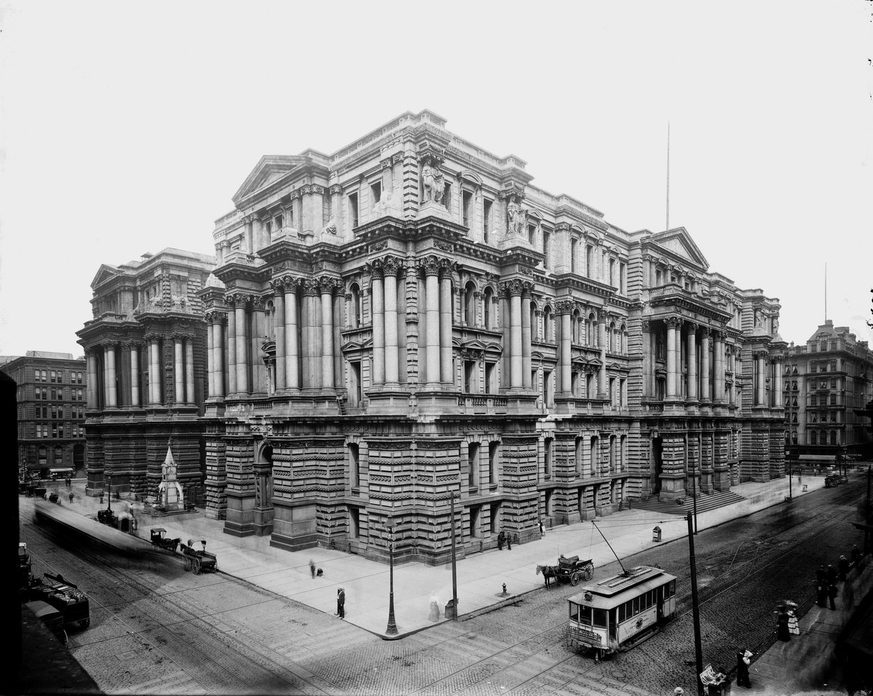 Rathaus und Bezirksgebäude, Chicago, Illinois, USA von Barnes and Crosby