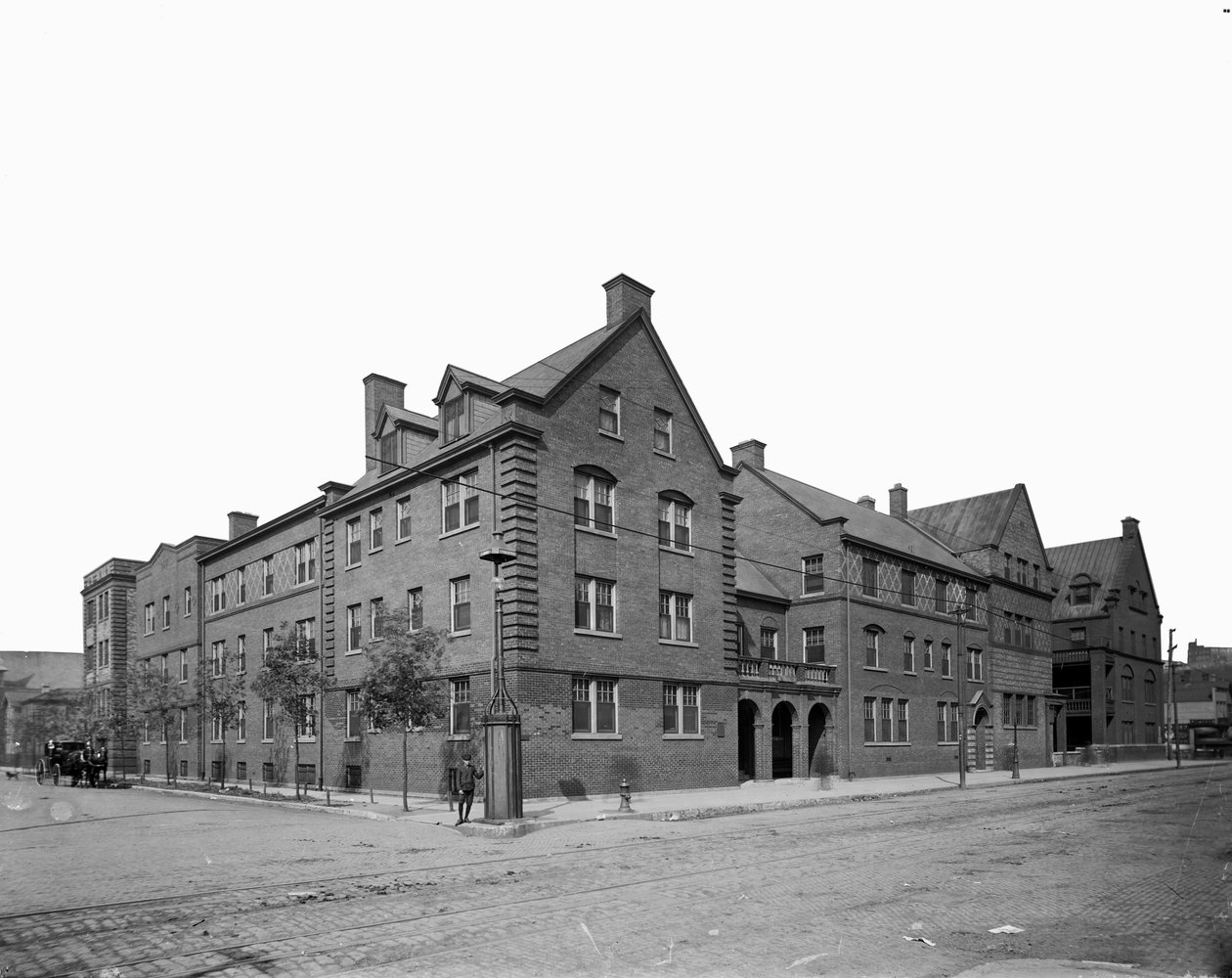 Hull House, Chicago, Illinois, USA, ca. 1905 von Barnes and Crosby
