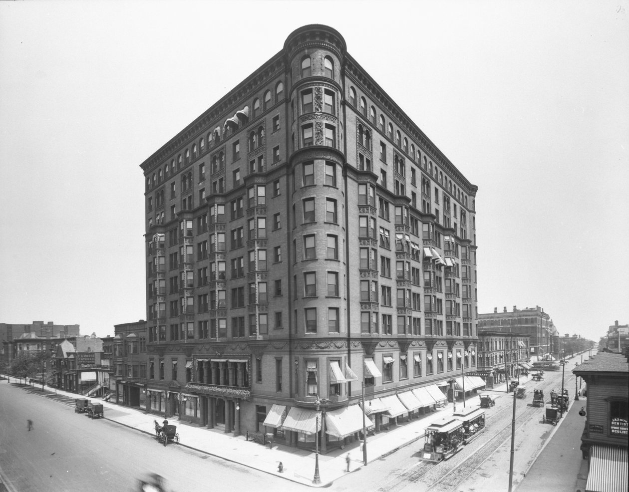 Lexington Hotel, Chicago, Illinois, USA, um 1905 von Barnes and Crosby