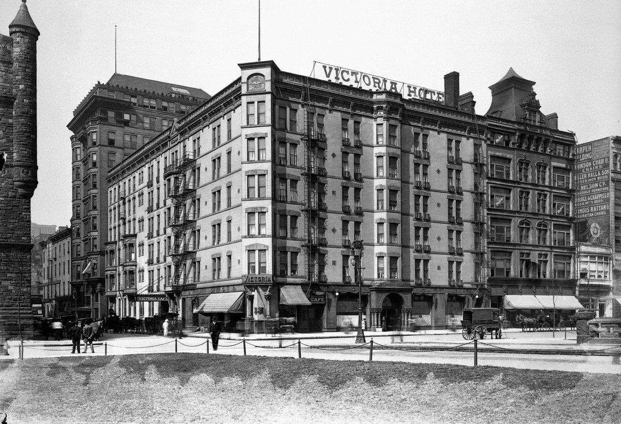 Victoria Hotel, Chicago, Illinois, USA, ca. 1900 von Barnes and Crosby