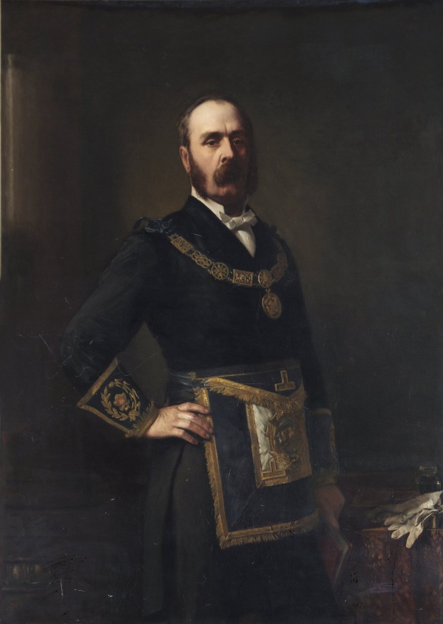 Sir John Braddick Monckton, 1883 von Barnett Samuel Marks