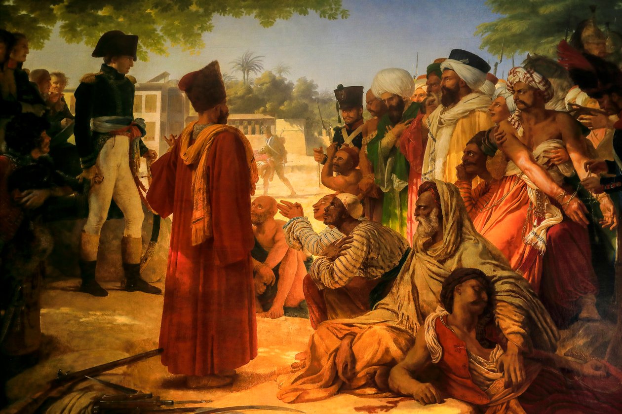 General Bonaparte begnadigt die Rebellen von Kairo, 1798 von Baron Pierre Narcisse Guerin