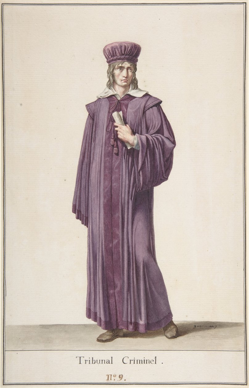Ein Richter des Strafgerichts, ca. 1798-99 von Baron Pierre Narcisse Guerin