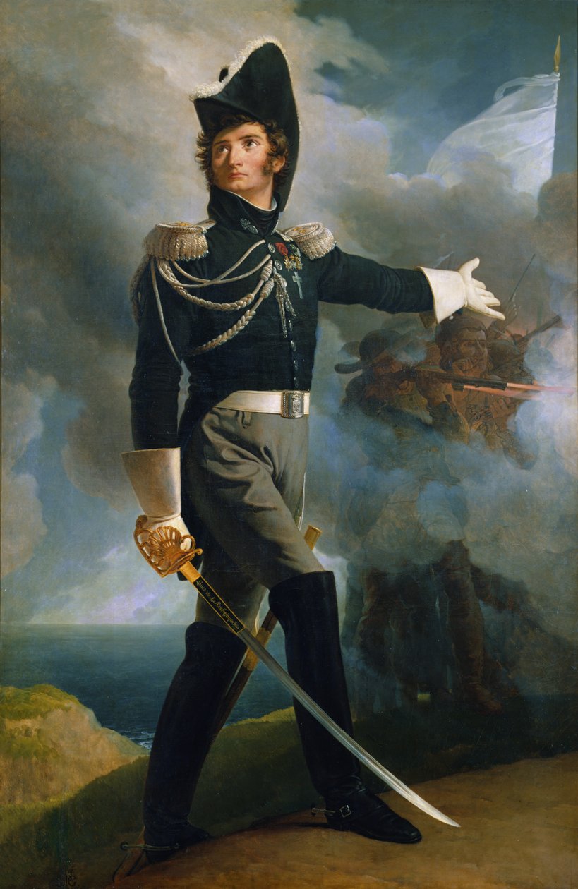 Porträt von Louis du Vergier von Baron Pierre Narcisse Guerin
